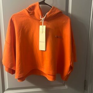 Marni hooded cropped sweatshirt